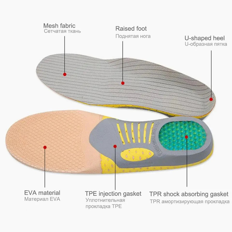 Arch Support Insoles for Sports Shoes (Corrective Type) Valberrys