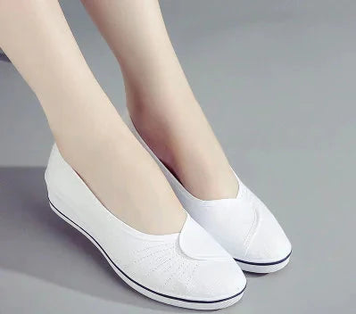 Women's Nurse Shoes - Breathable White Beauty Shoes Valberrys