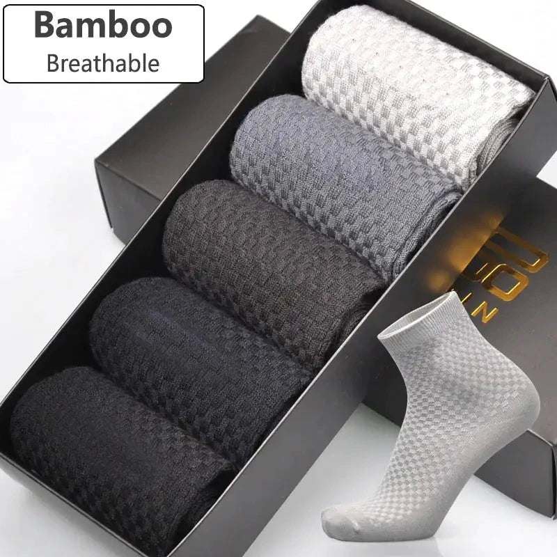 Socks men's new bamboo fiber men's socks Valberrys