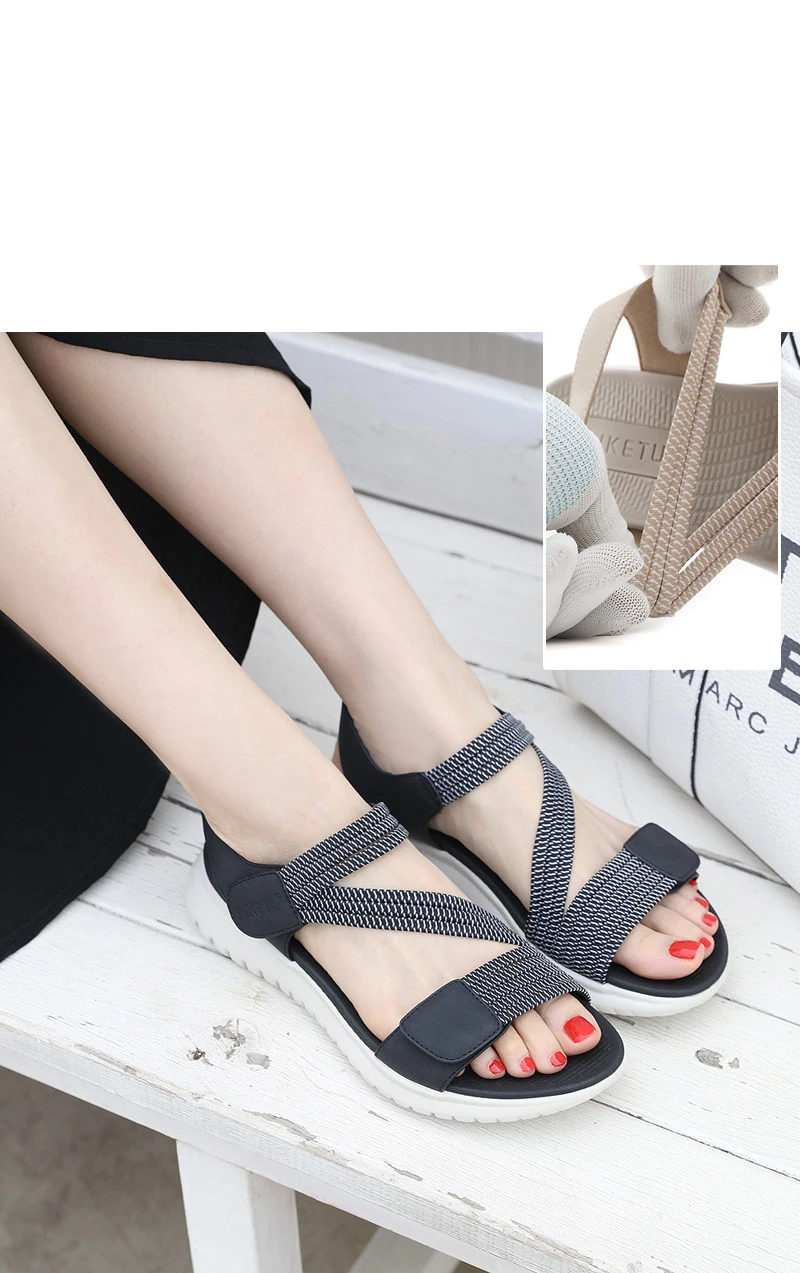 Valberrys VB Capri – Sandales Compensées Légères Casual – Femme