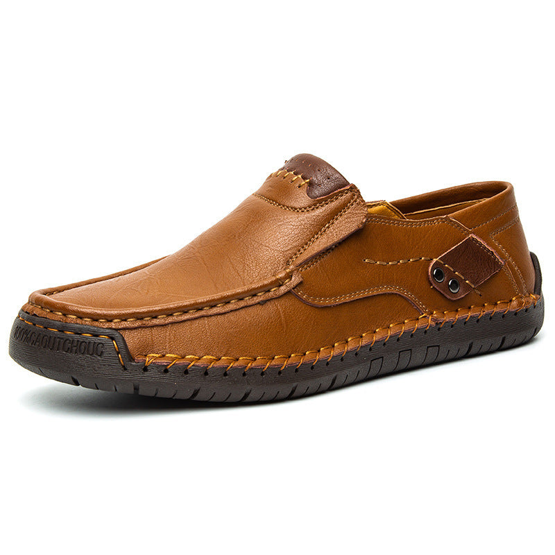 VB Riverside Casual – Cuir Premium Grainé - Marron