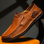 Valberrys VB Riverside Casual – Mocassins Cuir Premium Grainé – Homme