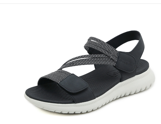 Valberrys VB Capri – Sandales Compensées Légères Casual – Femme - Noir
