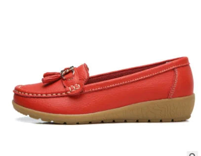 Chaussures Plates Décontractées pour Femmes - Cuir Véritable Valberrys