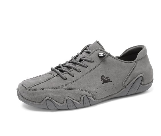 Chaussures en Cuir VB Leon Ldek™ | Élégance, Confort & Grandes Tailles pour Homme - Gris