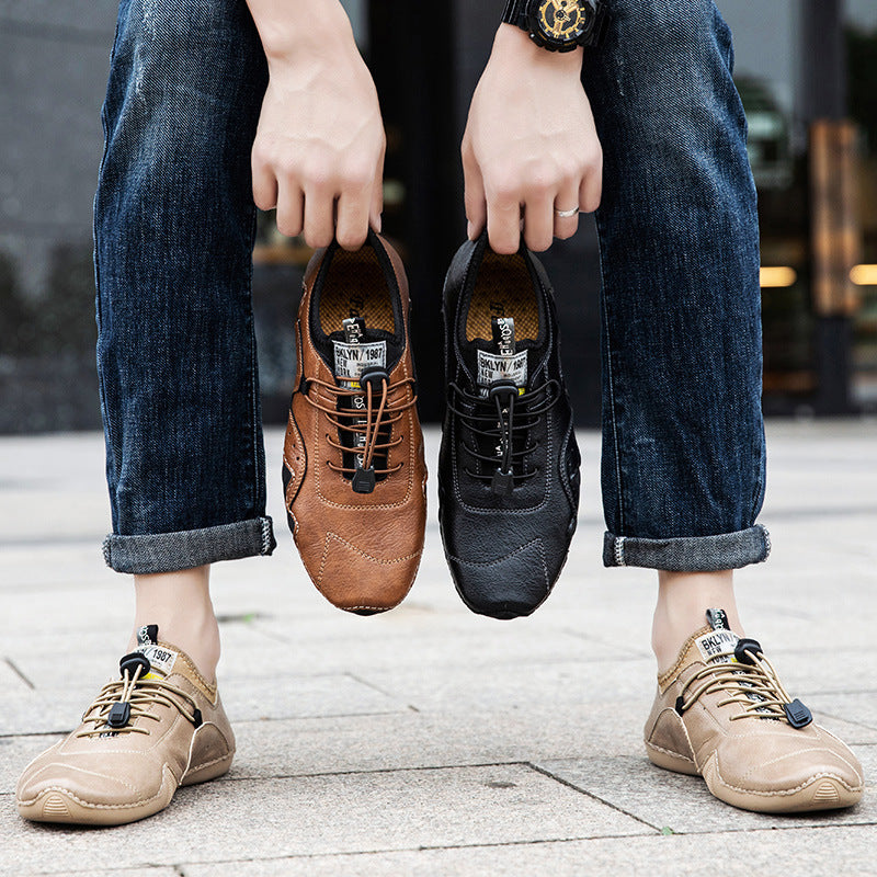 VB BKLYN - Rehaussez votre style et votre confort avec nos chaussures casual en cuir pour hommes ! Valberrys