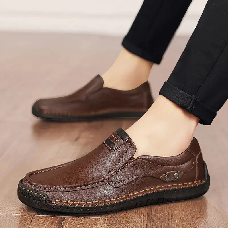 Handmade Plus Size Leather Shoes for Men Valberrys