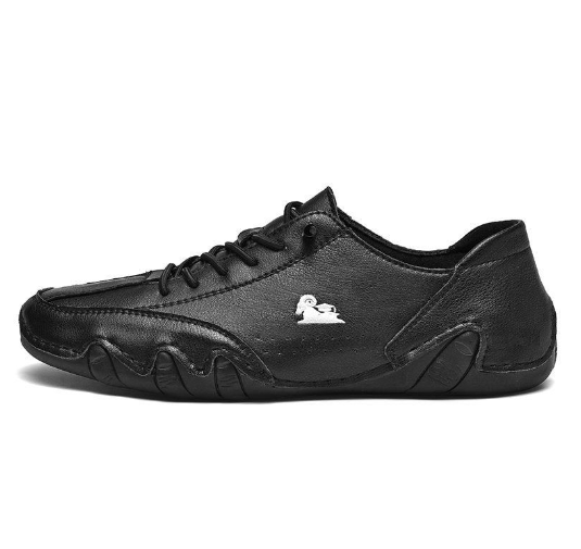 Chaussures en Cuir VB Leon Ldek™ | Élégance, Confort & Grandes Tailles pour Homme - Noir