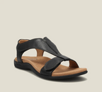 Valberrys VB Elyss – Sandales à Bride Velcro et Plateforme – Femme - Noir