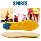 High Arch Sport Damping Insoles for Running Shoes Valberrys