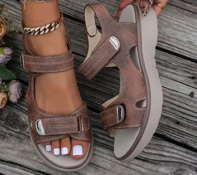 Thick Bottom Velcro Sandals Valberrys