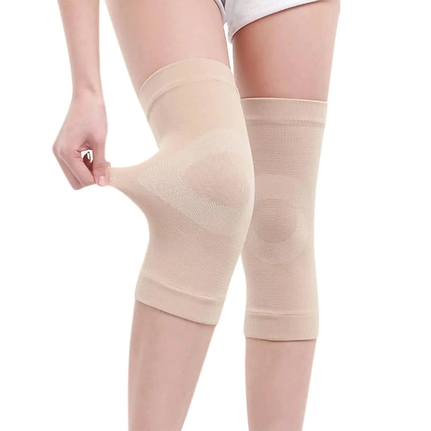 JUMISEE 1 Pair Compression Knee Sleeve for Men Women Cotton Knee Brace Leg Support for Running Pain Management Arthritis Pain Relief Rheumatism Valberrys