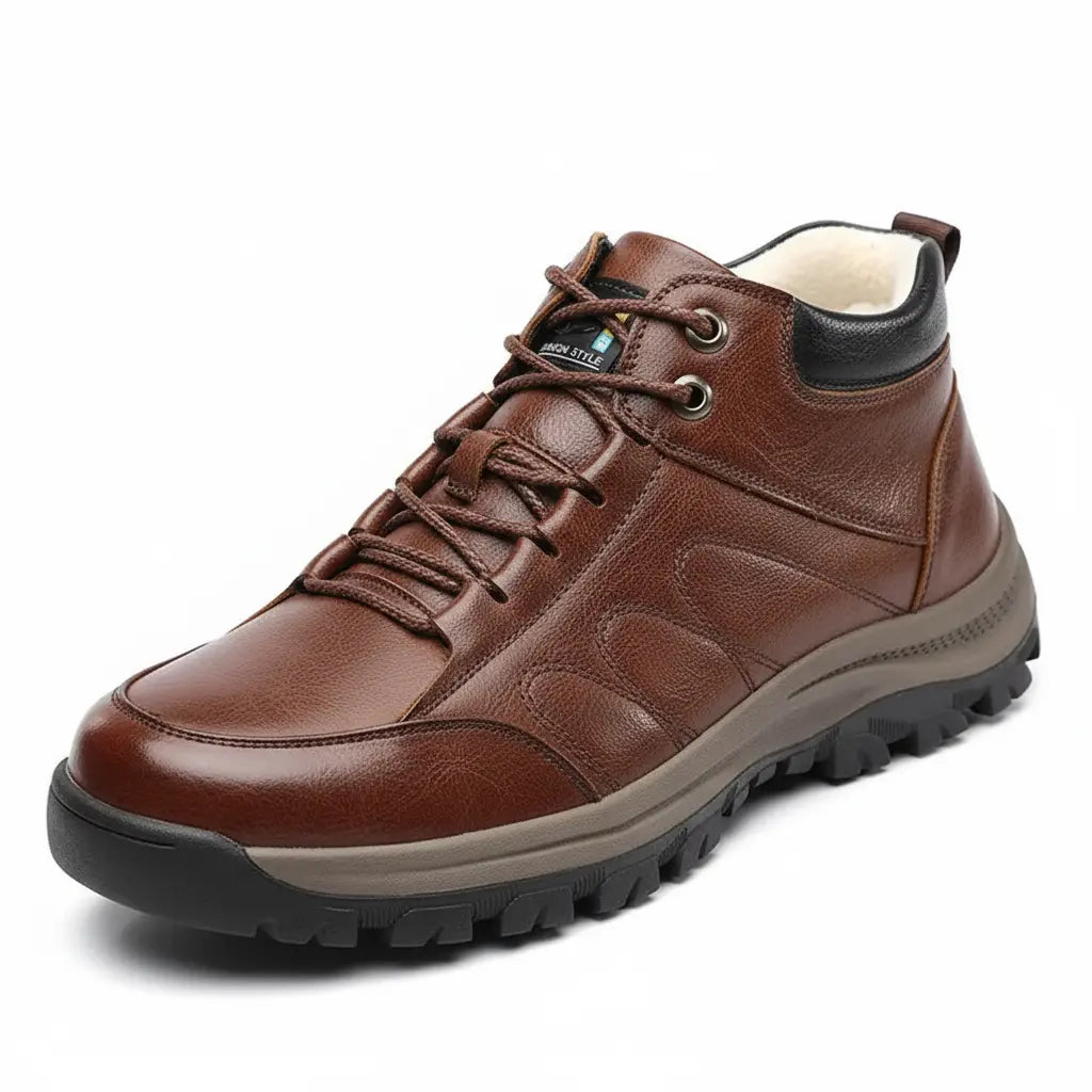 Bottes Hiver Homme Imperméables Chaudes Cuir PU - VB Timberline